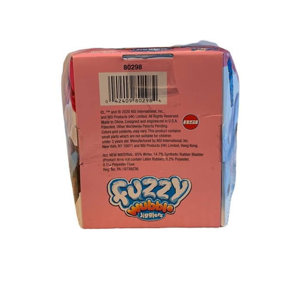 Fuzzy Wubble Jigglers Sprinkles the Narwhal - Picture 6 of 6